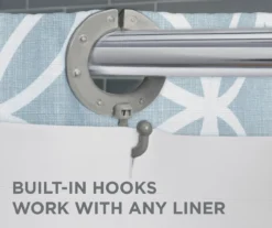 Emma Blue EZ Hang Shower Curtain -Cheap Home Store 810507743 4