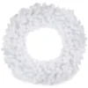 48" Icy White Spruce Wreath