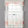 Maggie Floral Valance & Tier 3-Piece Curtain Set 2 Maggie Floral Valance & Tier 3-Piece Curtain Set -Cheap Home Store 810511411