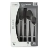 Matte Black 20-Piece Blake Flatware Set -Cheap Home Store 810516041 1