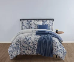 Real Living Blue Floral Comforter Set -Cheap Home Store 810517121