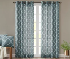 Sereno Fretwork Light-Filtering Grommet Curtain Panel -Cheap Home Store 810518012 810517719 810517720 13
