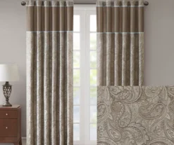 Valerie Blue Light-Filtering Rod Pocket Curtain Panel Pair, (84") -Cheap Home Store 810518079 810518080 2