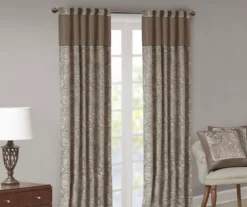 Valerie Blue Light-Filtering Rod Pocket Curtain Panel Pair, (84") -Cheap Home Store 810518079 810518080 8