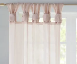 Persis Voile Sheer Twisted Tab Curtain Panel Pair -Cheap Home Store 810518131 810518132 810518133 3