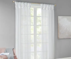 Persis Voile Sheer Twisted Tab Curtain Panel Pair -Cheap Home Store 810518137 810518138 810518139 1 1