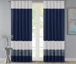 Salem Pintuck Light-Filtering Rod Pocket Curtain Panel, (84") -Cheap Home Store 810518149