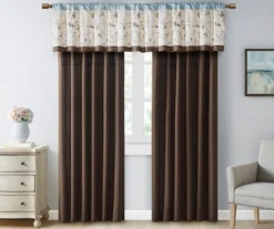 Monroe Embroidered Light-Filtering Rod Pocket Curtain Panel, (84") -Cheap Home Store 810518173 6