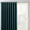 Loretta Teal Blackout Grommet Curtain Panel, (84") -Cheap Home Store 810518431