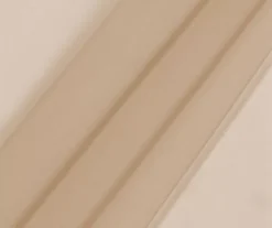 Curtain Fresh Latte Sheer Grommet Curtain Panel, (84") -Cheap Home Store 810519496 810519498 810519495 810519546 810519509 5