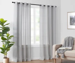 Arm & Hammer Curtain Fresh Sheer Grommet Curtain Panel -Cheap Home Store 810519502 810519520 810519501 810519494 810519505 2 2