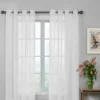 Arm & Hammer Curtain Fresh Sheer Grommet Curtain Panel -Cheap Home Store 810519504 810519497 810519506 810519499 810519507 1 2