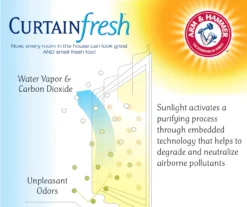 Arm & Hammer Curtain Fresh Sheer Grommet Curtain Panel -Cheap Home Store 810519509 810519503 810519547 810519500 810519508 810519493 810519545 3