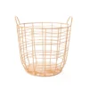 Tan Zig Zag Wire Storage Bin -Cheap Home Store 810520586