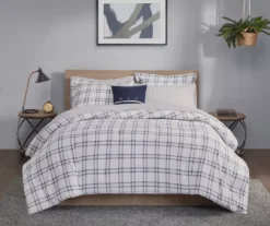 Leroy Navy King 8-Piece Reversible Comforter Set -Cheap Home Store 810523123 810523125 810523126 810523127 1