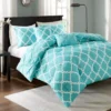 Hayden Aqua Full/Queen Reversible 5-Piece Comforter Set -Cheap Home Store 810523132 810523134