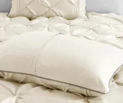 Piedmont Ivory Tufted Full 7-Piece Comforter Set -Cheap Home Store 810523166 810523170 810523231 5
