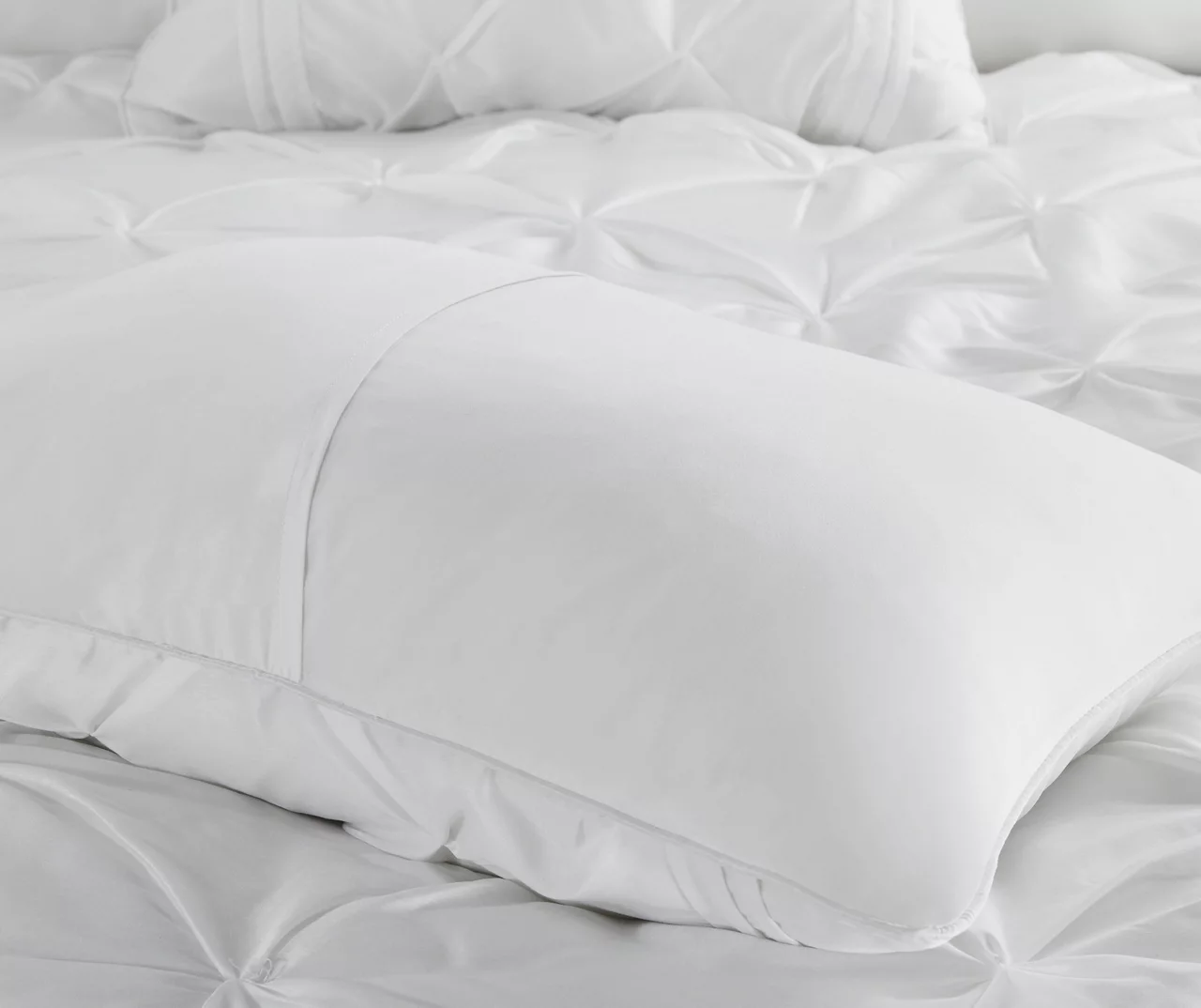 Piedmont White Tufted Full 7-Piece Comforter Set 8 Piedmont White Tufted Full 7-Piece Comforter Set - Image 6