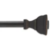 Mavis Oil Rubbed Bronze 5/8" Steel Decorative Curtain Rod, (36" - 66") -Cheap Home Store 810524324