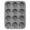 Gray Speckled 12-Cup Muffin Pan -Cheap Home Store 810526198