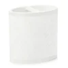 White Herringbone Toothbrush Holder -Cheap Home Store 810530724