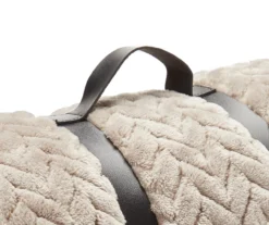 Tan Jacquard Supreme Velvet King Blanket -Cheap Home Store 810531017 810617578 3