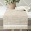 Brown Stripe-Accent Bistro Table Runner -Cheap Home Store 810531471 1