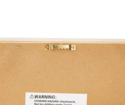 "Always Do Your Best" White Framed Plaque With Wood Beads Accent -Cheap Home Store 810534096 810534097 3