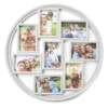 Gray Circle 8-Opening Collage Picture Frame, (4" X 6") -Cheap Home Store 810534618