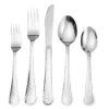 Hammered Stainless Steel 20-Piece Flatware Set