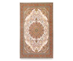 My Magic Carpet Zahara Amber Washable Area Rug