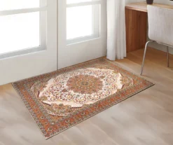 My Magic Carpet Zahara Amber Washable Area Rug -Cheap Home Store 810537681 2