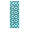 My Magic Carpet Moroccan Trellis Teal Washable Runner, (2'6" X 7') -Cheap Home Store 810537734 1