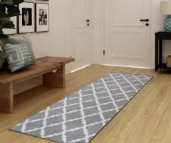 My Magic Carpet Moroccan Trellis Washable Area Rug -Cheap Home Store 810537737 2