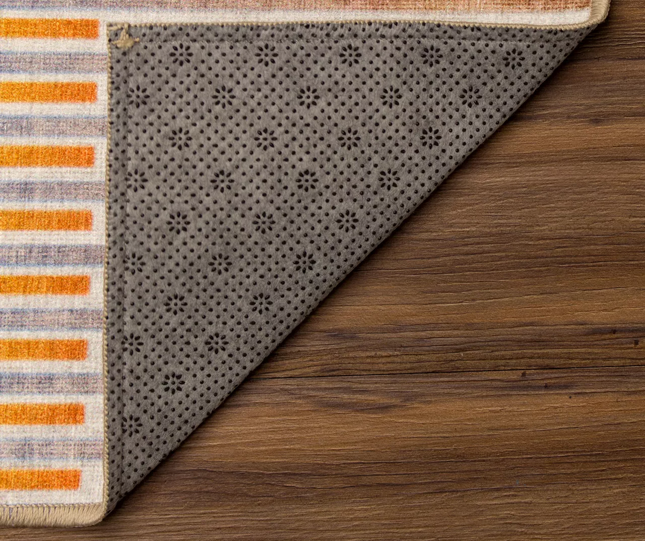 My Magic Carpet Flux Stripe Washable Area Rug, (5' X 7') 5 My Magic Carpet Flux Stripe Washable Area Rug, (5' X 7') - Image 3