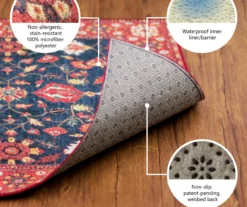 My Magic Carpet Flux Stripe Washable Area Rug, (5' X 7') 17 My Magic Carpet Flux Stripe Washable Area Rug, (5' X 7') -Cheap Home Store 810537757 7