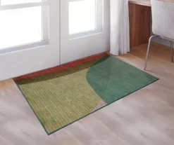 My Magic Carpet Cove Green Washable Area Rug -Cheap Home Store 810537765 2