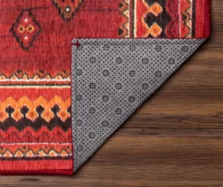 My Magic Carpet Phoenix Kilim Garnet Washable Area Rug 41 My Magic Carpet Phoenix Kilim Garnet Washable Area Rug -Cheap Home Store 810537782 3