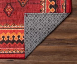 My Magic Carpet Phoenix Kilim Garnet Washable Runner, (2'6" X 7') -Cheap Home Store 810537783 3