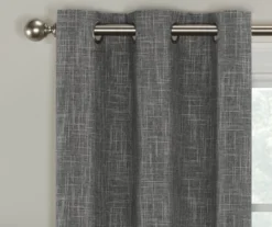 Eclipse Alec Crosshatch Blackout Grommet Curtain Panel Pair -Cheap Home Store 810538081 1
