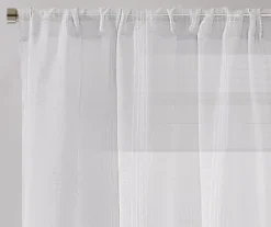 Real Living Sheer Plaid-Weave Curtain Panel 13 Real Living Sheer Plaid-Weave Curtain Panel -Cheap Home Store 810541522 3