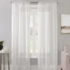 Real Living Bayview Textured Rod Pocket Sheer Curtain Panel -Cheap Home Store 810541525
