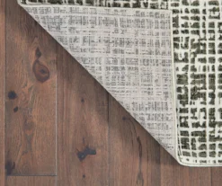 Bobak Gray Textured Geometric Area Rug -Cheap Home Store 810551241 2