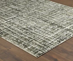 Bobak Gray Textured Geometric Area Rug -Cheap Home Store 810551242 4
