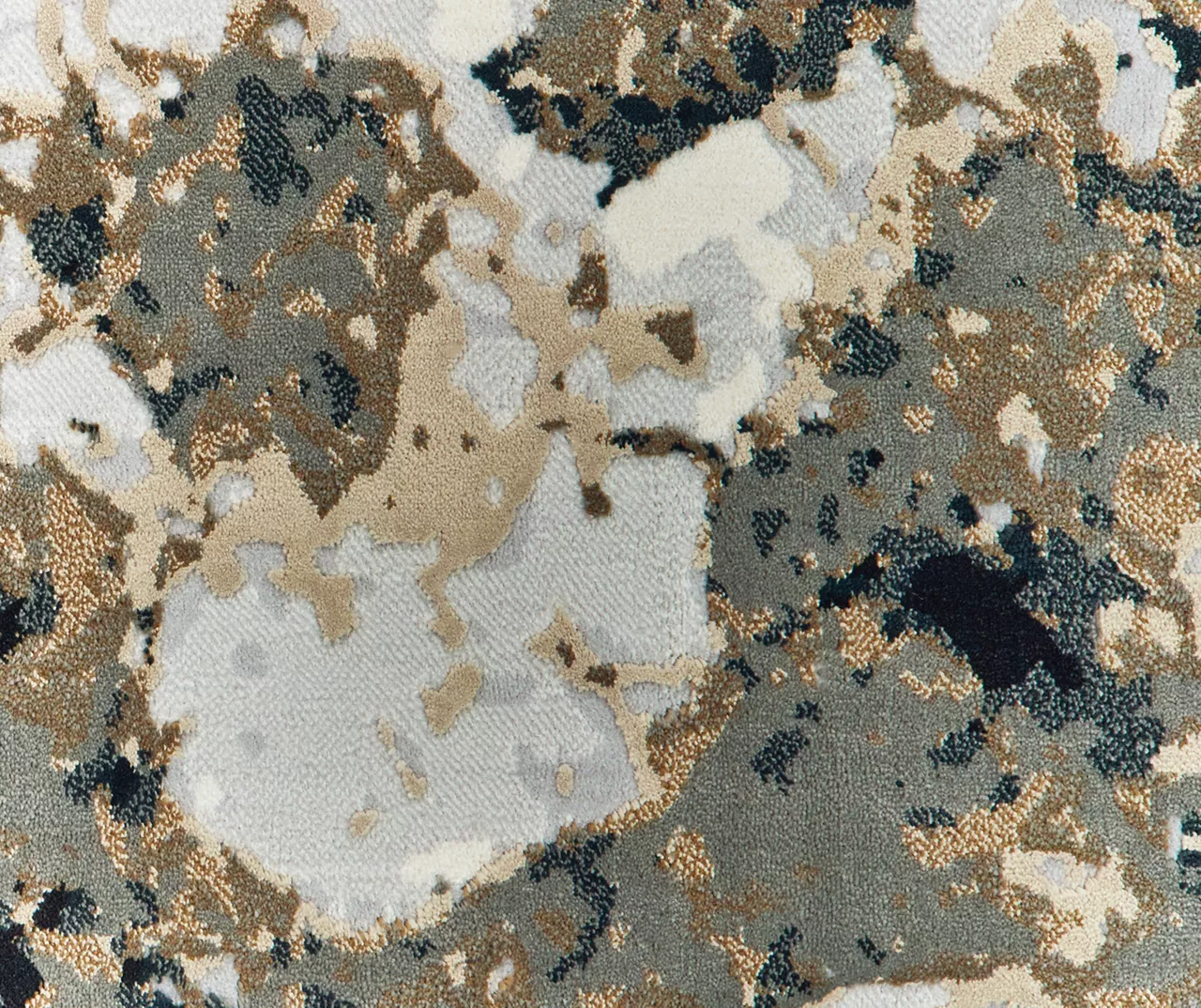 Bocleah Navy & White Distressed Textured Area Rug, (3.1' X 5.5') 6 Bocleah Navy & White Distressed Textured Area Rug, (3.1' X 5.5') - Image 4