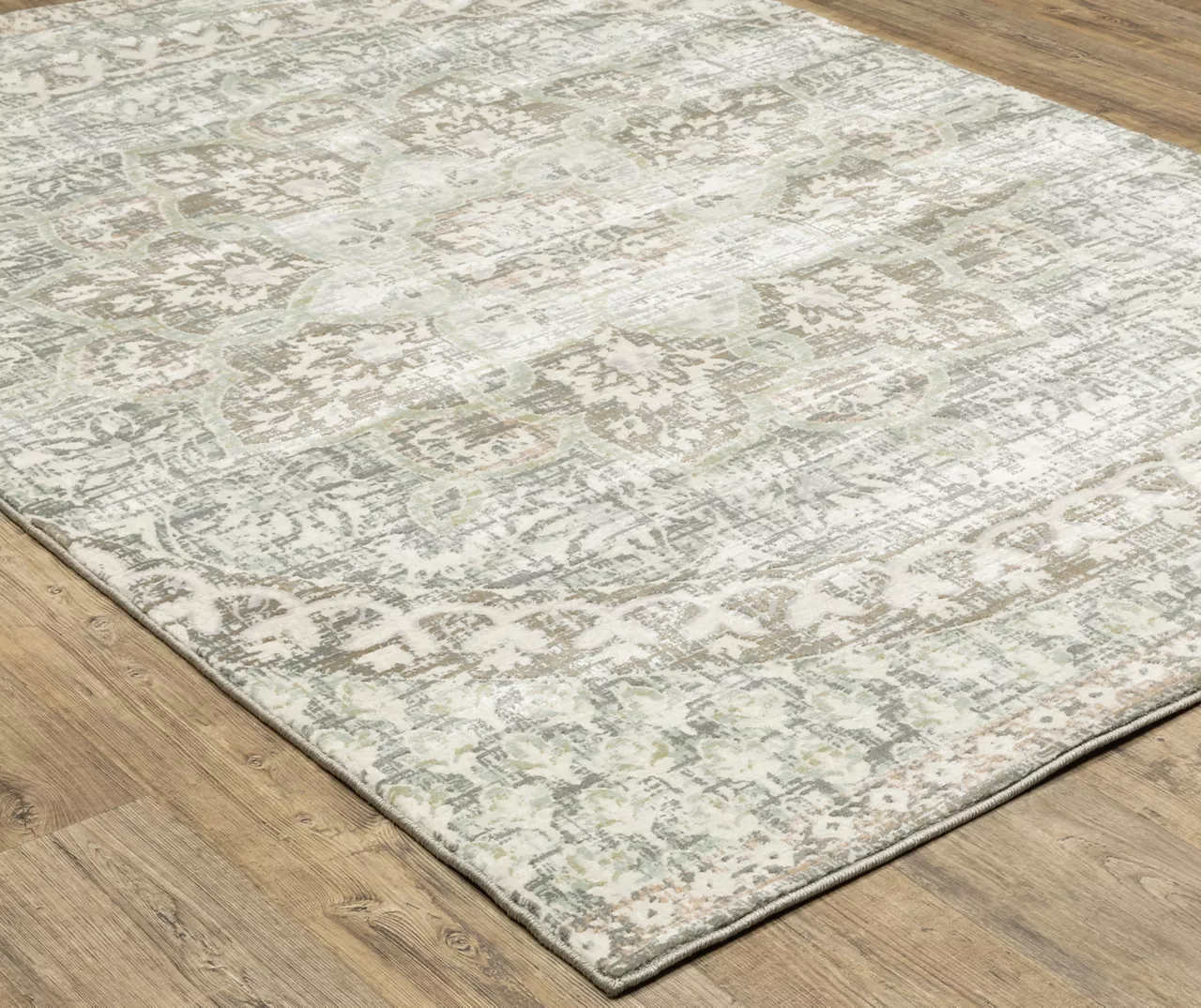 Capecca Gray & Tan Abstract Area Rug, (6.7' X 9.6') 5 Capecca Gray & Tan Abstract Area Rug, (6.7' X 9.6') - Image 3