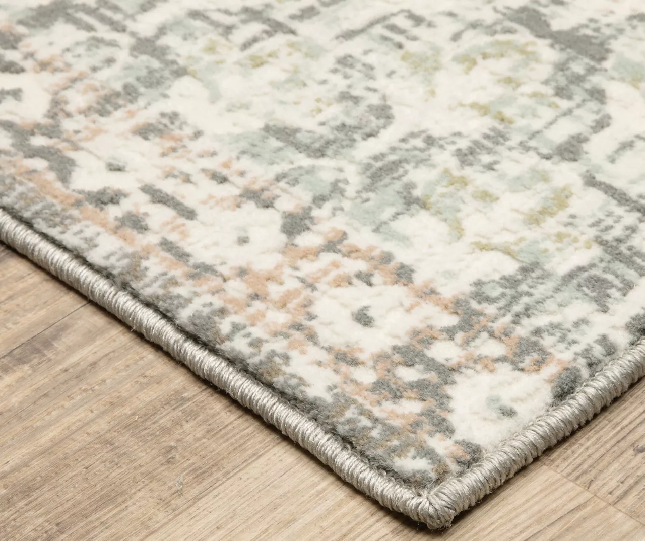 Capecca Gray & Tan Abstract Area Rug, (6.7' X 9.6') 6 Capecca Gray & Tan Abstract Area Rug, (6.7' X 9.6') - Image 4