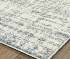 Vera Ivory & Gray Distressed Area Rug -Cheap Home Store 810551393 1