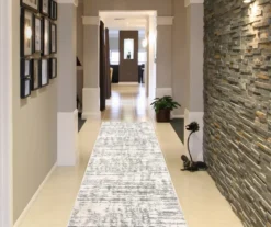 Vera Ivory & Gray Distressed Area Rug -Cheap Home Store 810551394 2