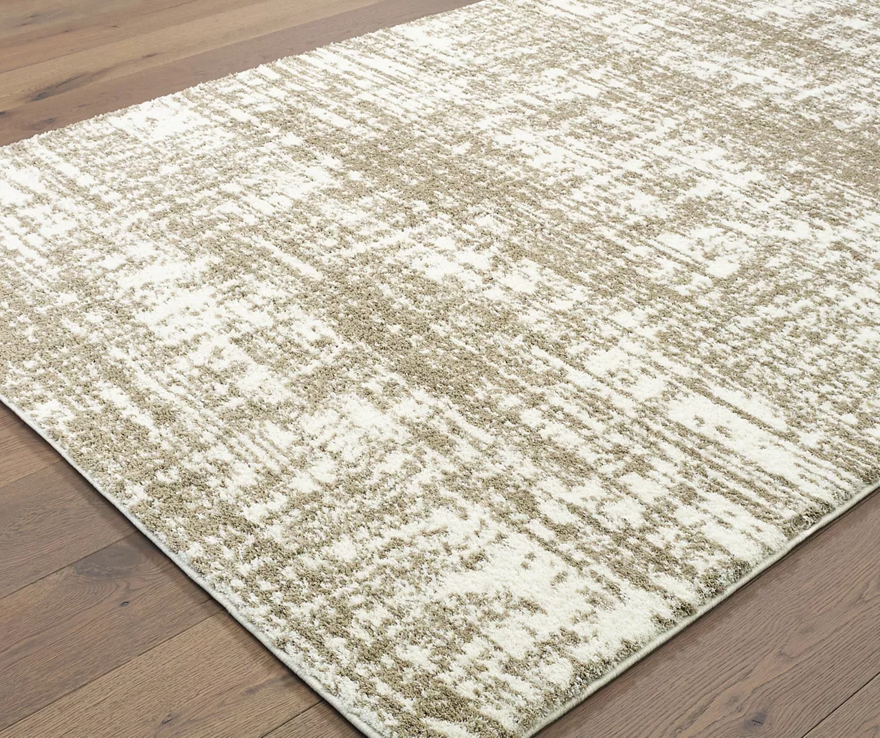 Veda Ivory & Brown Distressed Area Rug 17 Veda Ivory & Brown Distressed Area Rug - Image 15